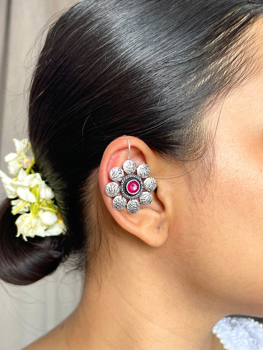Gulmohar Oxidised Earcuff