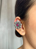 Gulmohar Oxidised Earcuff