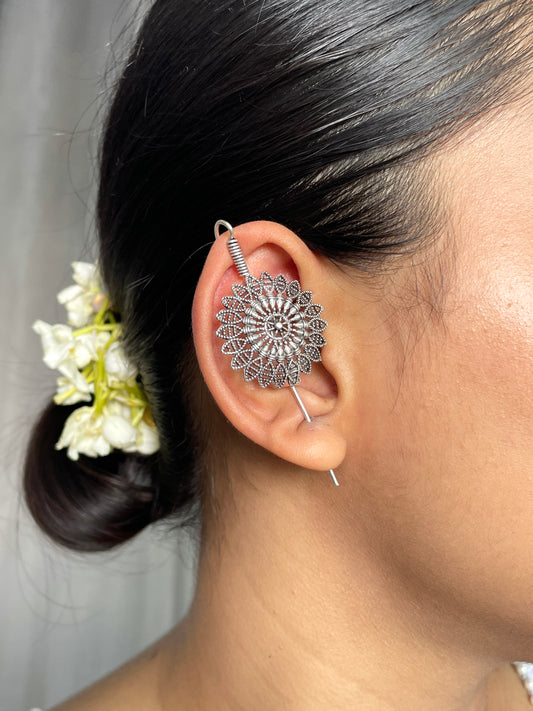 Surajmukhi Oxidised Earcuff