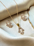 Hamsa Bless Necklace Set