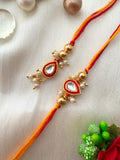 Pearl Aura Bhaiya Bhabhi Rakhi Combo