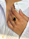 Black Heart Ring