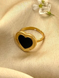 Black Heart Ring