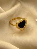 Black Heart Ring