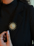 Solara Pearl Burst Brooch