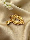 Scarlet Glam Lips Brooch