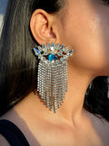 Crystal Evil Eye Dangler Earrings