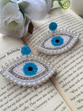 Nazar Raksha Beaded Earrings