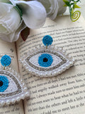 Nazar Raksha Beaded Earrings