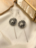 Zoravar Lion Oxidised Earcuff