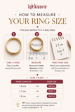 Three Tone Spark Ring