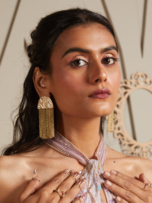 Tassel Drama Earrings