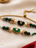 Lotus Pearl Bhaiya Bhabhi Rakhi Combo