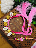 Boho Blossom Bhaiya Bhabhi Rakhi Combo