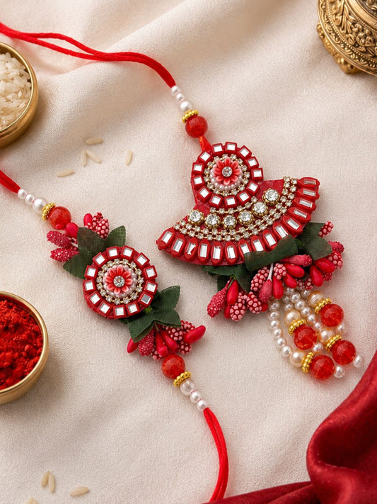 Kumkum Bandhan Bhaiya Bhabhi Rakhi Combo