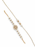Moti Kundan Bandhan Bhaiya Bhabhi Rakhi Combo
