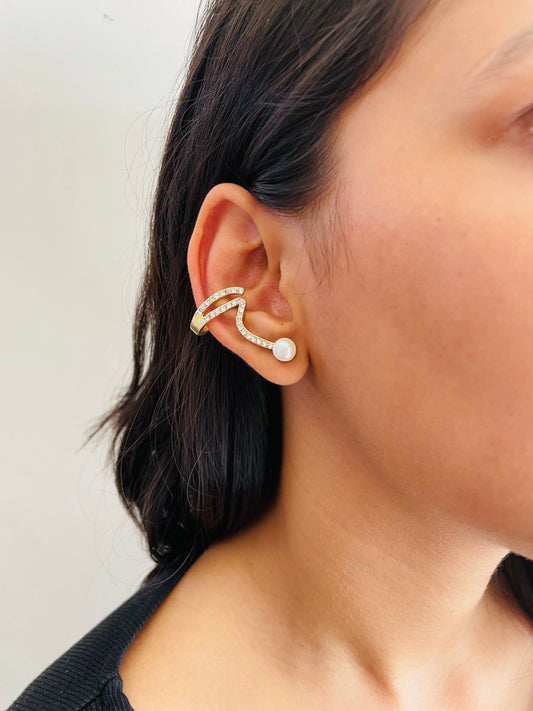 Sparkling Moon Earrings