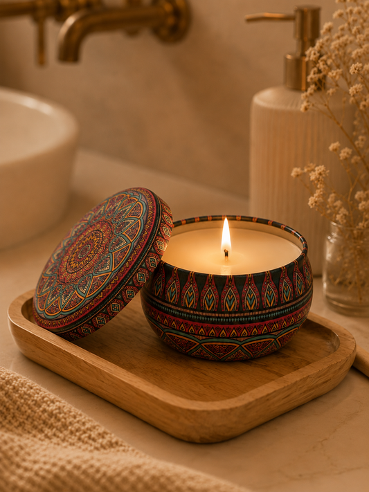 Mandala Glow Candle