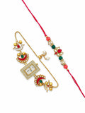 Chand Kundan Watch Bhaiya Bhabhi Rakhi Combo