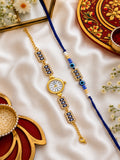 Nazar Luxe Watch Bhaiya Bhabhi Rakhi Combo