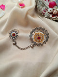 Rajvanshi Oxidised Chain Ring