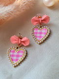 Bow-tiful Heart Earrings