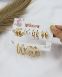 Enchanting Pearl Hoops Combo