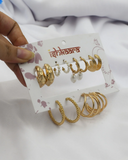 Enchanting Pearl Hoops Combo