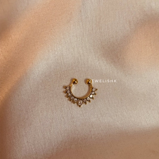 Crystal Septum Nose Ring