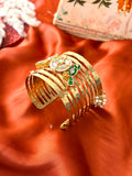 Mayur Kundan Cuff Bracelet
