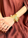 Mayur Kundan Cuff Bracelet