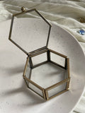 Luxe Glass Box -Hexagon