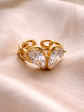 Twin Heart Ring