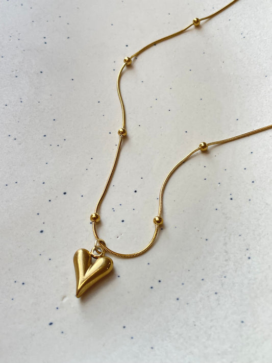 Gold Heart Chain