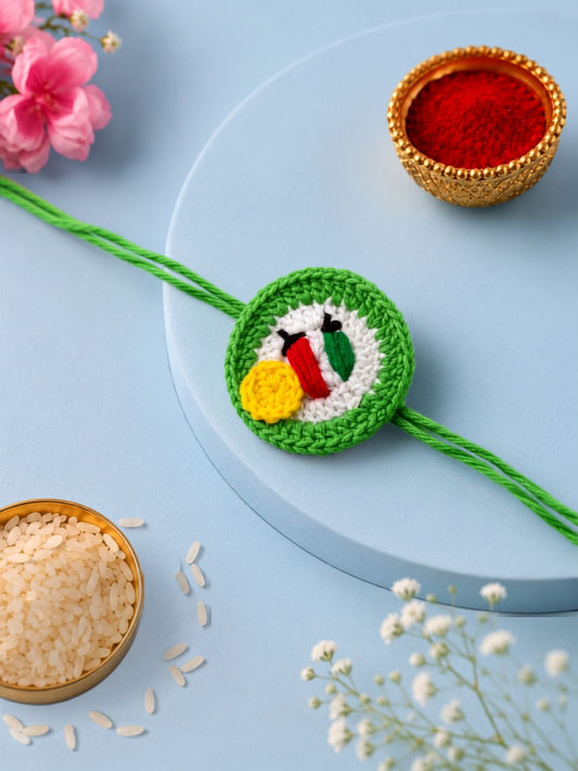 Nazar Battu Crochet Rakhi