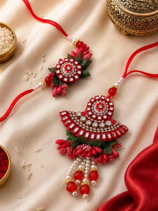 Kumkum Bandhan Bhaiya Bhabhi Rakhi Combo