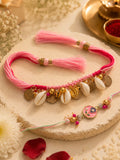 Boho Blossom Bhaiya Bhabhi Rakhi Combo