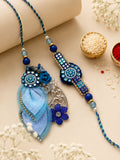 Royal Blue Bond Rakhi Combo