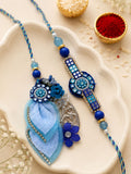 Royal Blue Bond Rakhi Combo