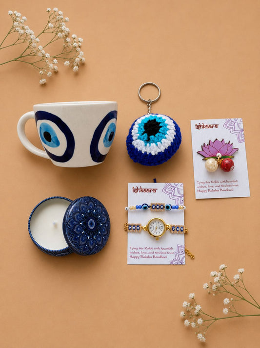 The Nazar Rakhi Gift Hamper