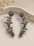 Bagicha Bloom Oxidised Earcuff