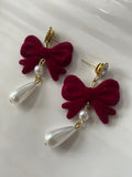 Sweet Bow Drop Earrings
