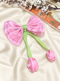 Tulip Bow Hair Clip