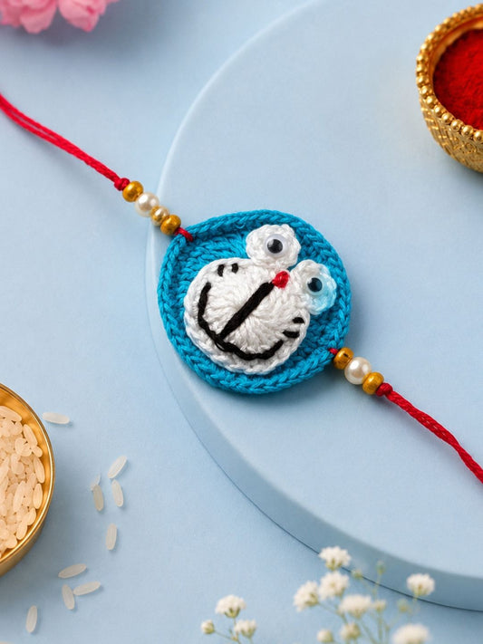 Doraemon Crochet Rakhi