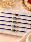 Set of 5 Raksha Pearl Rakhi