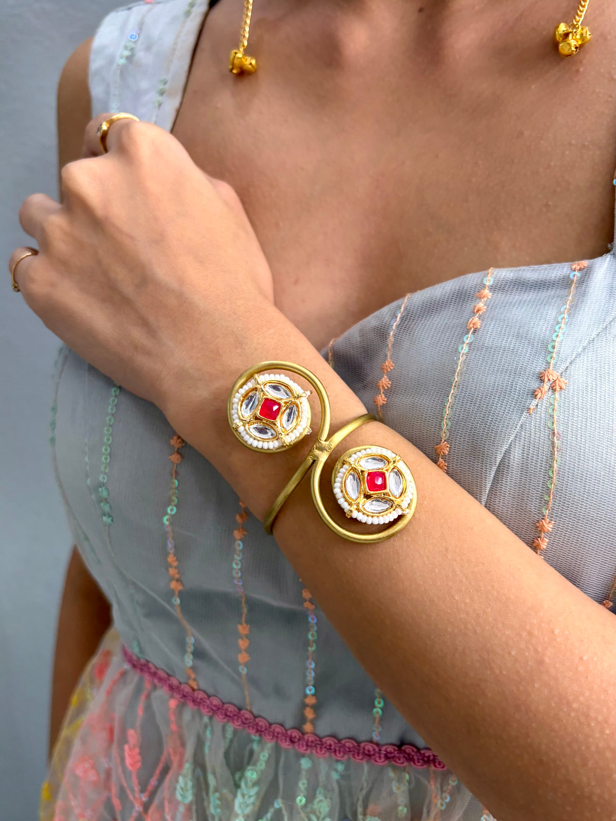 Utsav Kundan Bracelet