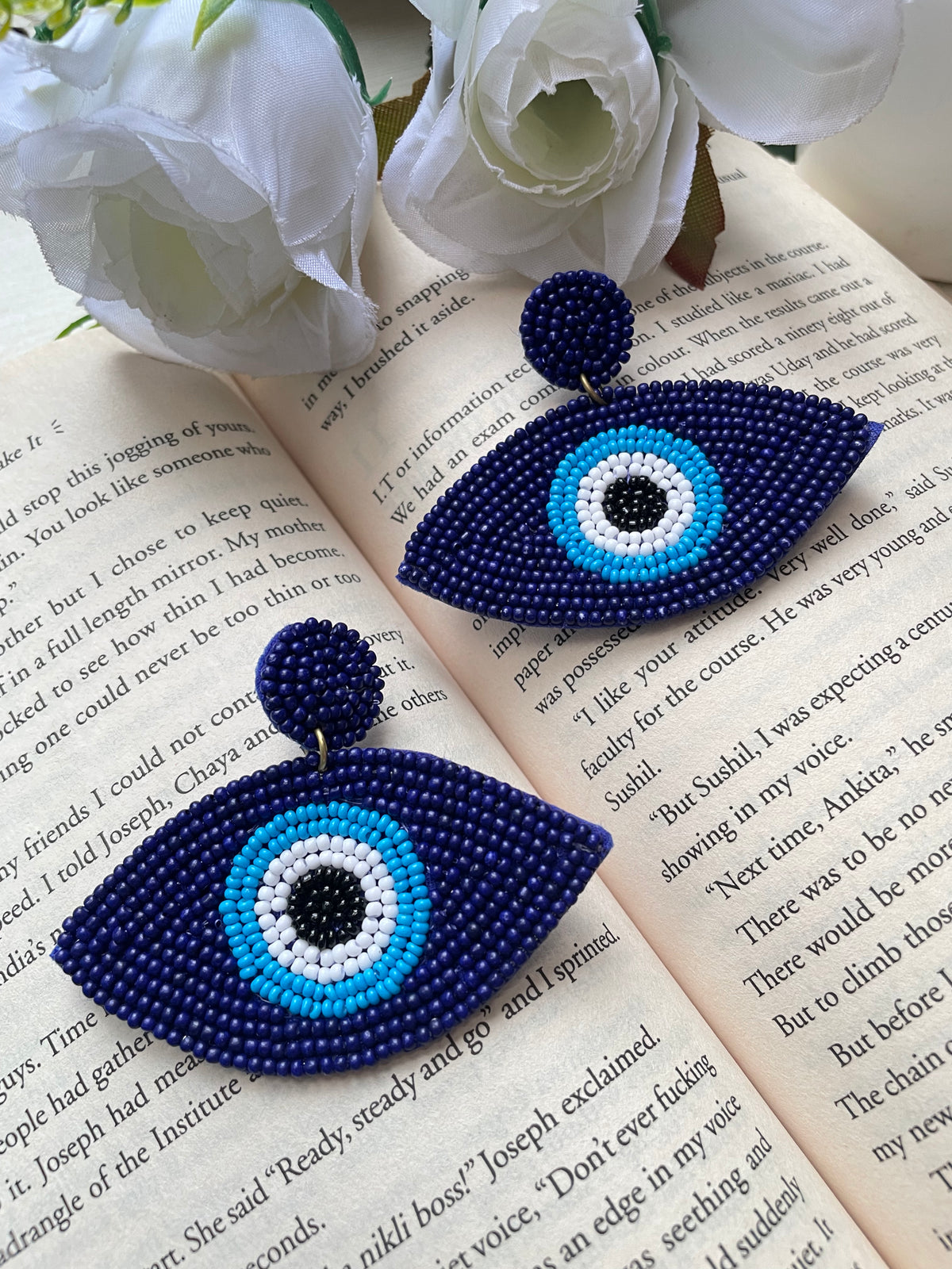 Nazar Niwala Beaded Earrings