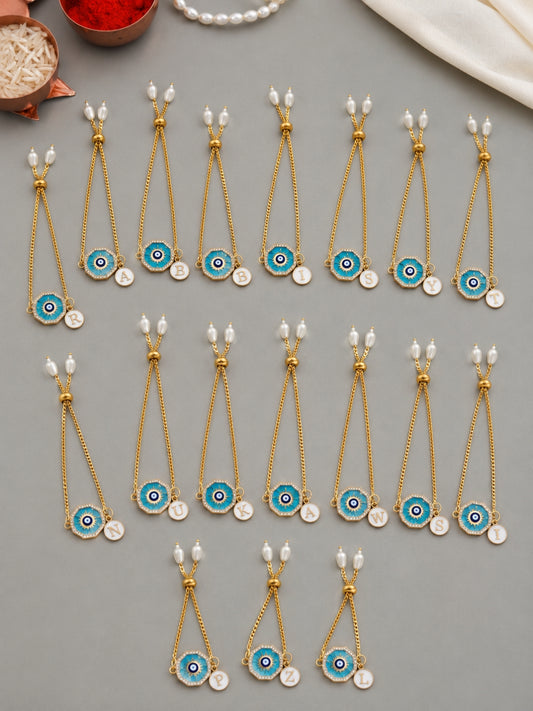 Name Initial Rakhi Bracelet