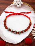Silver Rudraksh Rakhi