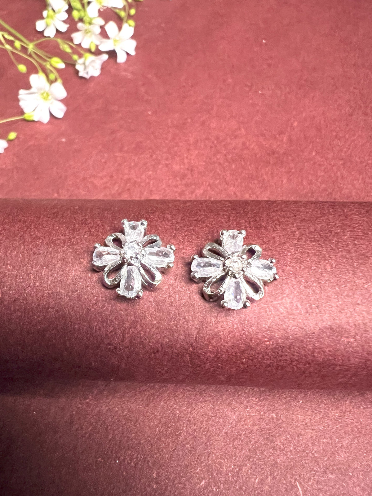 Diamond Blossom AD Studs